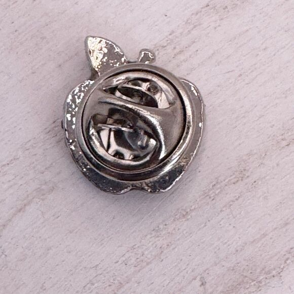 Red Apple Rhinestone Sparkly Lapel Pin Teacher School Fall autumn - Picture 5 of 6